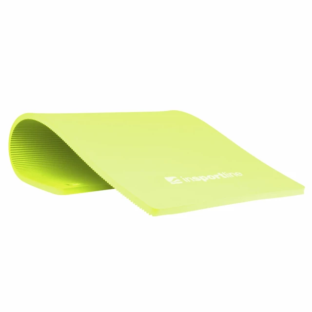 Mata do ćwiczeń inSPORTline Profi 100x50x1,5 cm - Różowy (czerwony) - Zielony