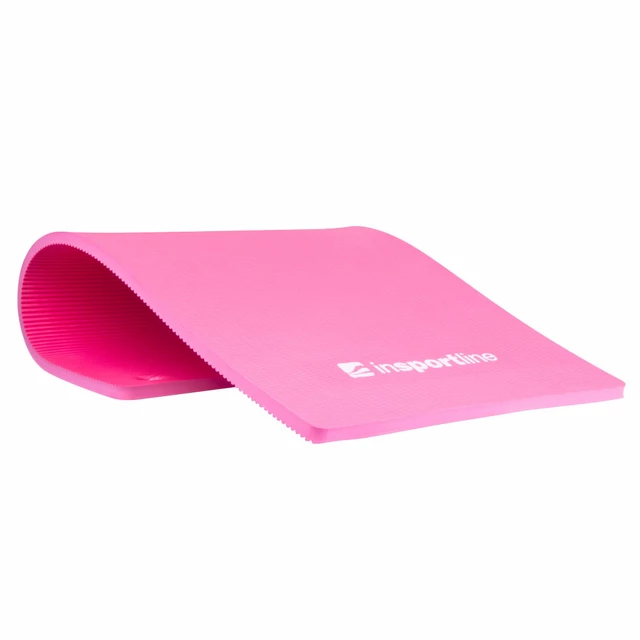 Mata do ćwiczeń inSPORTline Profi 100x50x1,5 cm - Różowy (czerwony) - Różowy (czerwony)
