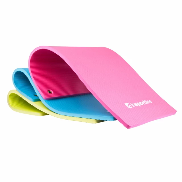 Mata do ćwiczeń inSPORTline Profi 100x50x1,5 cm - Różowy (czerwony)