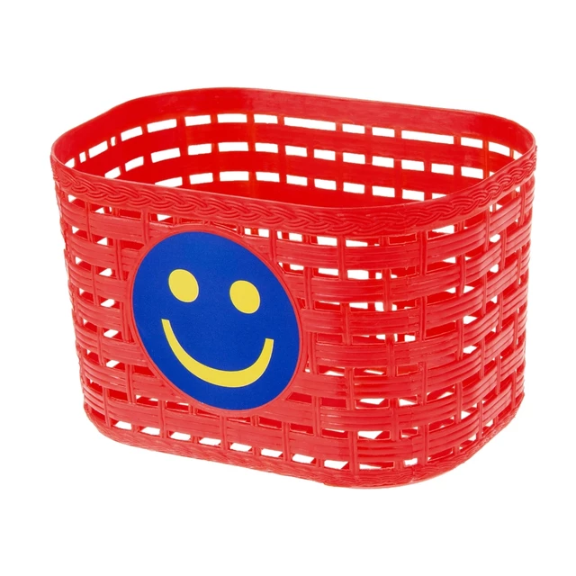 Koszyk dziecięcy przedni plastikowy M-Wave P Children's Basket - Różowy - Czerwony