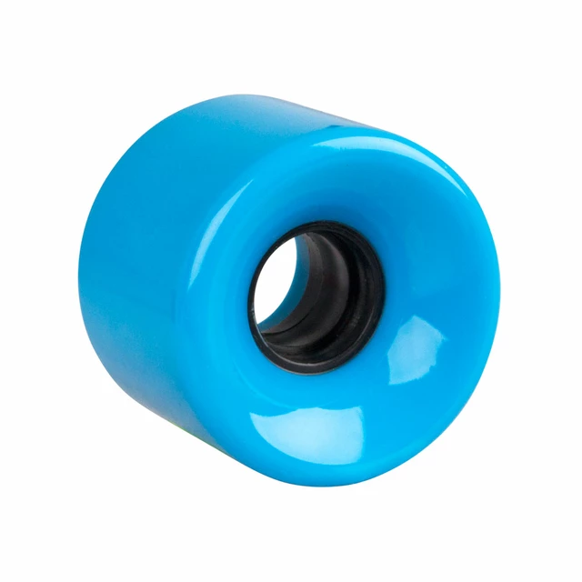 Kółko do deskorolki typu fiszka penny board 60*45 mm - Pomarańczowy - Jasno-niebieski