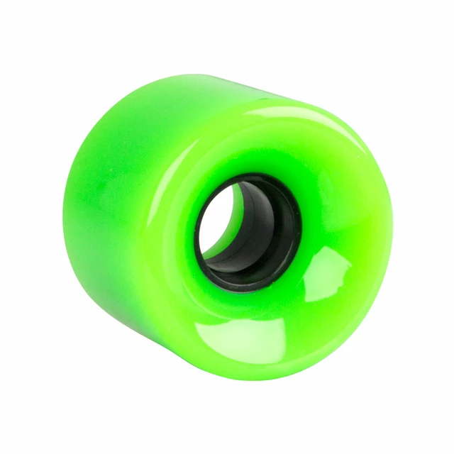 Kółko do deskorolki typu fiszka penny board 60*45 mm - Pomarańczowy - Zielony