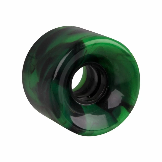 Kółko do deskorolki typu penny board fiszka 60*45 mm - Żółty - Zielony