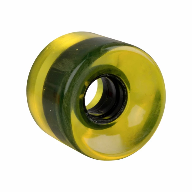 Przezroczyste kółko do deskorolki typu penny board fiszka 60*45 mm - Żółty - Żółty