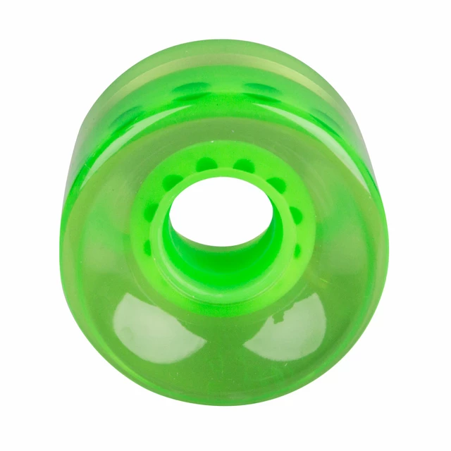 Przezroczyste kółko do deskorolki typu penny board fiszka 60*45 mm - Żółty
