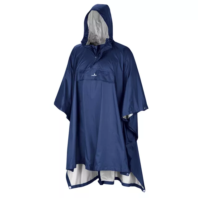 Płaszcz przeciwdeszczowy typu poncho FERRINO Todomodo RP 2025 - Oliwkowa zieleń - Niebieski