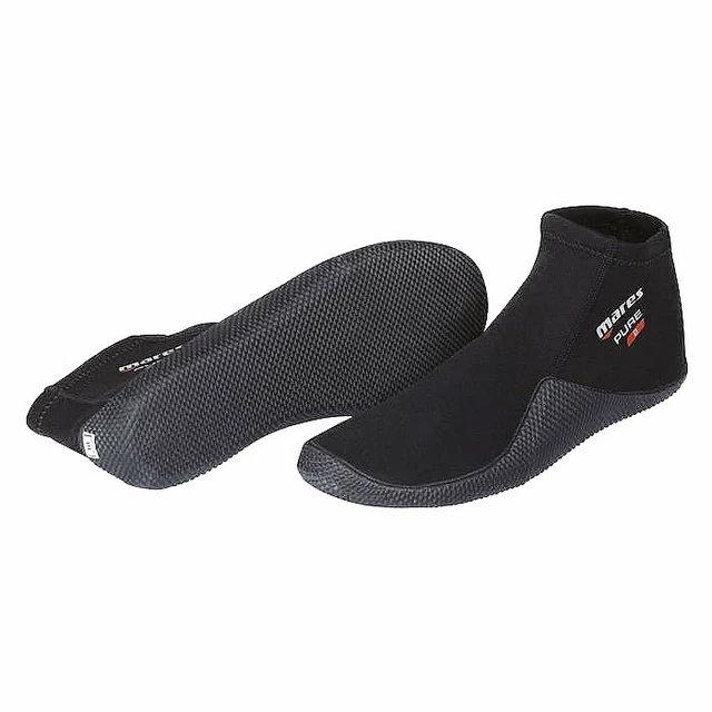Buty neoprenowe Mares Pure 2 mm niskie - Czarny - Czarny