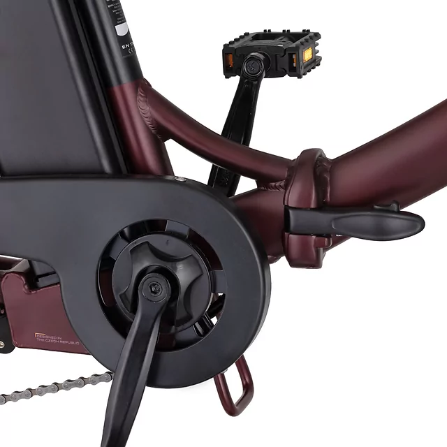 Składany rower elektryczny inSPORTline ISL Felior 468 Wh 20" - model 2026 ∙ składak ∙ bateria 468 Wh ∙ zasięg do 100 km ∙ nośność 125 kg - 17" (156-183 cm)