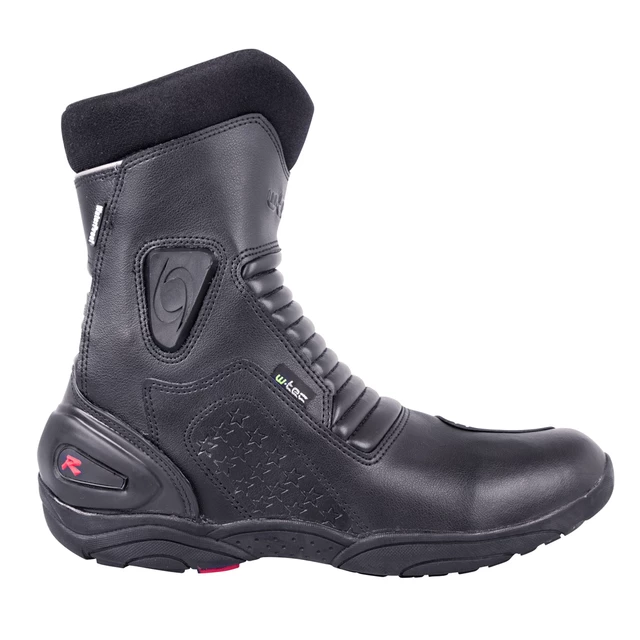 Skórzane buty motocyklowe W-TEC Bangoff - Czarny