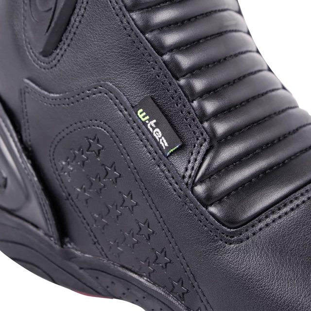 Skórzane buty motocyklowe W-TEC Bangoff - Czarny