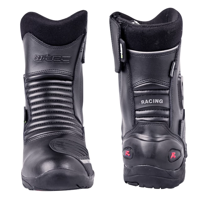 Skórzane buty motocyklowe W-TEC Bangoff - Czarny