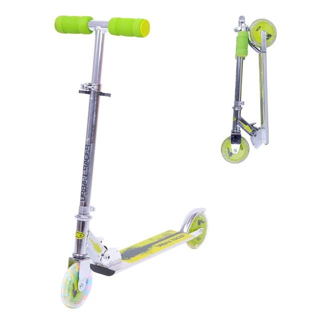 Hulajnoga dziecięca WORKER Racer Urban Boy ∙ świecące koła LED ∙ składana ∙ nośność 50 kg ∙ aluminium