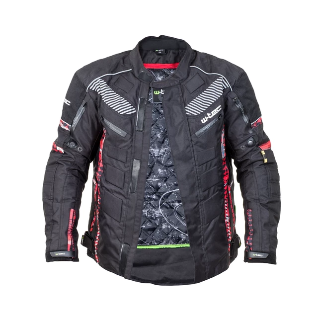 Męska kurtka motocyklowa W-TEC Kamicer - Czarno-szary