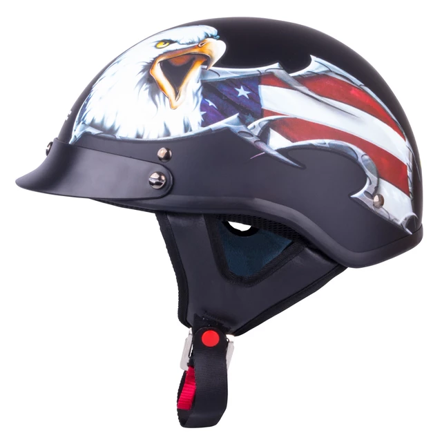 Kask motocyklowy otwarty W-TEC V531 chopper - Matt.czarny