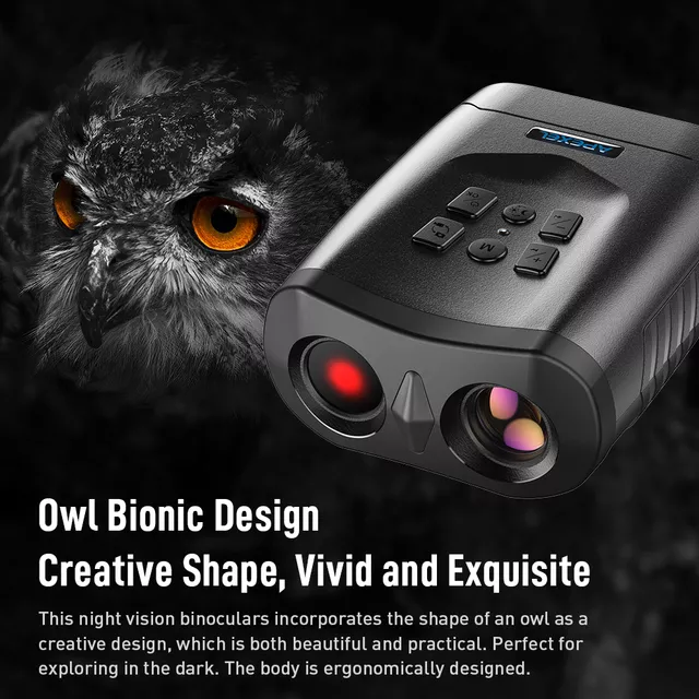 Lornetka cyfrowa z noktowizorem Apexel NV009 ∙ 15x zoom ∙ oświetlenie IR 850 nm ∙ ekran 3" ∙ ładowanie USB-C ∙ nagrywanie 4K