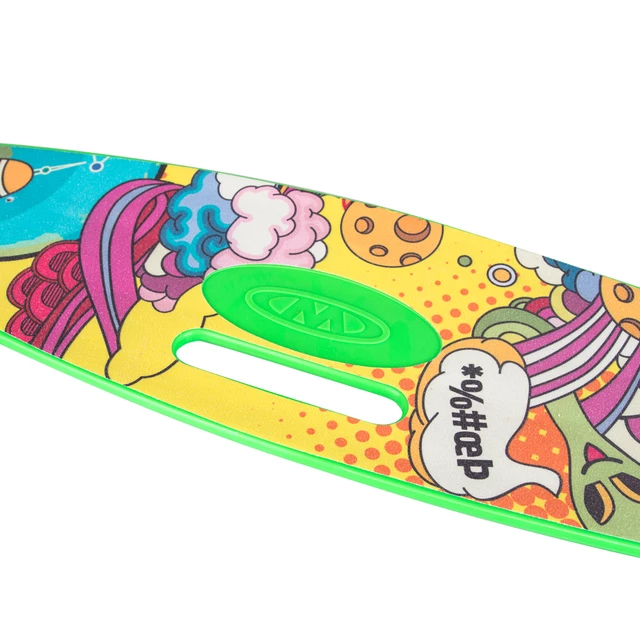 Elektryczna deskorolka Elektryczny longboard WORKER Smuthrider - Żółto-zielony