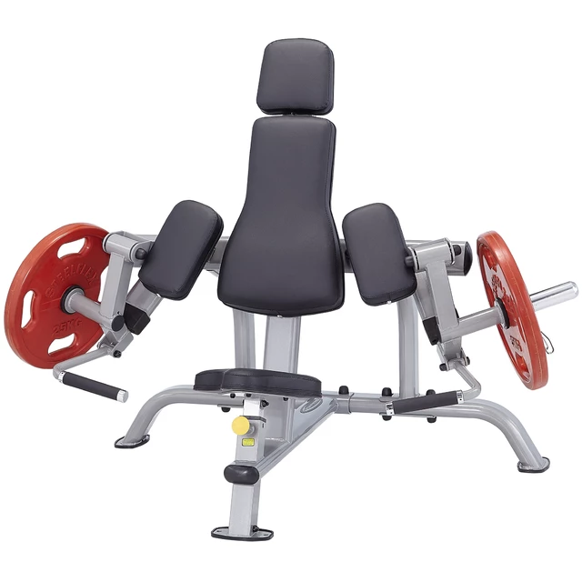 Stanowisko do ćwiczeń izolowanych na biceps - Steelflex PlateLoad line PLBC - Czarno-czerwony