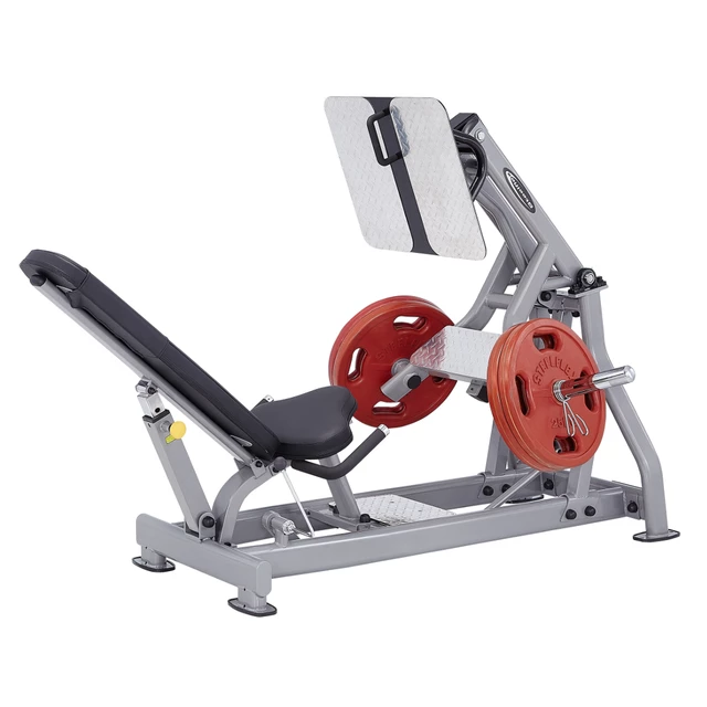 Suwnica prasa do ćwiczeń nóg - Steelflex Plateload Line PLLP - Czarno-czerwony - Szary