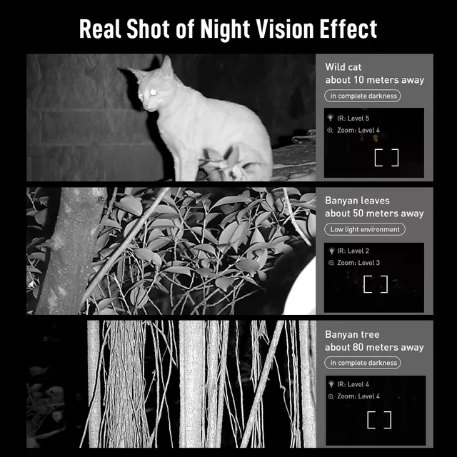 Lornetka cyfrowa z noktowizorem Apexel NV009 ∙ 15x zoom ∙ oświetlenie IR 850 nm ∙ ekran 3" ∙ ładowanie USB-C ∙ nagrywanie 4K