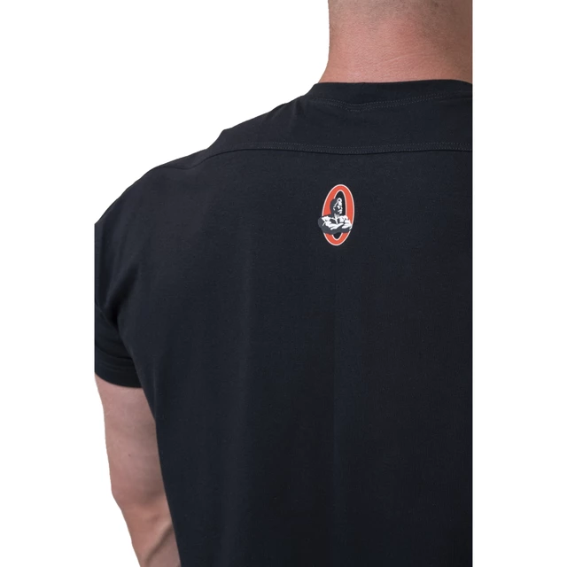 Koszulka męska T-shirt Nebbia Golden Era 192 - Czarny