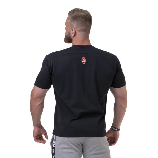 Koszulka męska T-shirt Nebbia Golden Era 192 - Czarny
