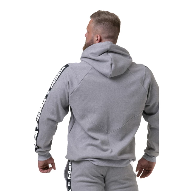 Bluza męska z kapturem Nebbia Unlock the Champion 194 - Czarny