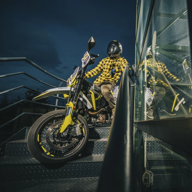 Koszula motocyklowa W-TEC Terchis - Żółty