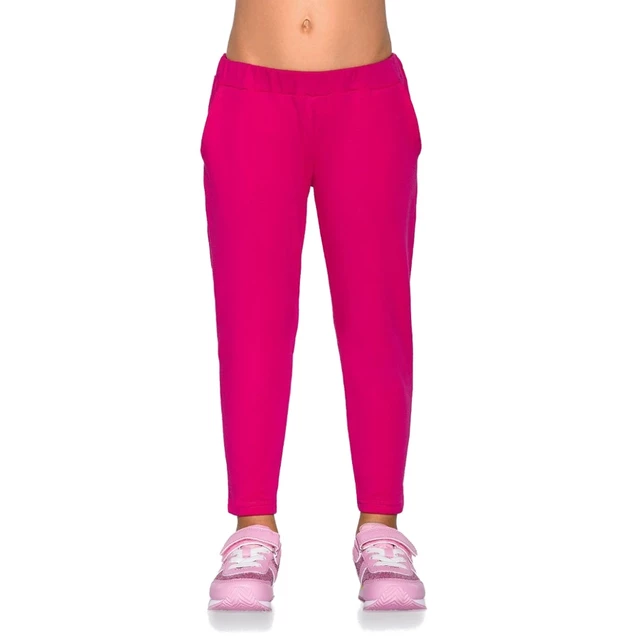 Legginsy dziecięce BAS BLEU Nell - Czarny - Różowy