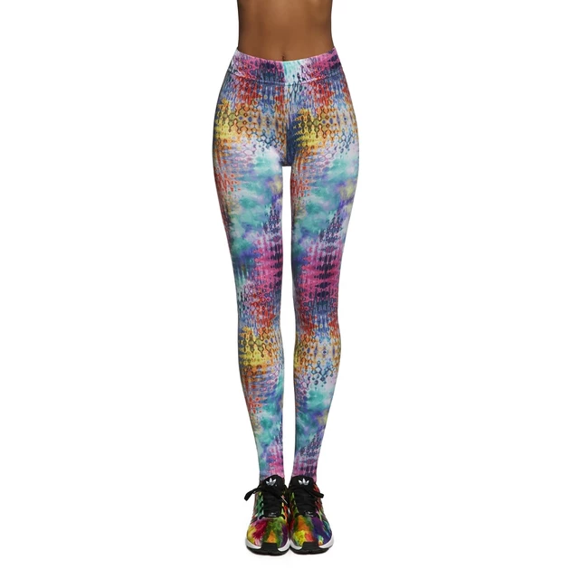 Damskie sportowe legginsy BAS BLACK Tessera 90 - Wielokolorowy - Wielokolorowy