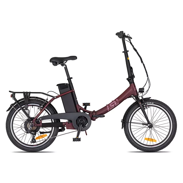 Składany rower elektryczny inSPORTline ISL Felior 468 Wh 20" - model 2026 ∙ składak ∙ bateria 468 Wh ∙ zasięg do 100 km ∙ nośność 125 kg - 17" (156-183 cm)