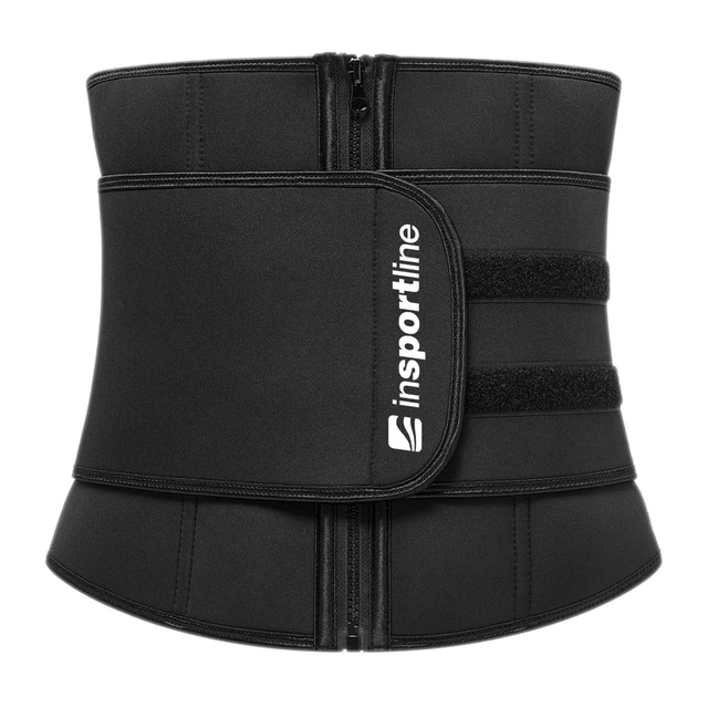 Gorset fitness stabilizująco wyszczuplający inSPORTline Corfort - Czarny
