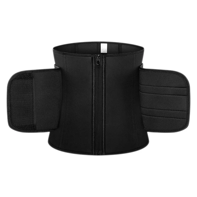 Gorset fitness stabilizująco wyszczuplający inSPORTline Corfort - Czarny