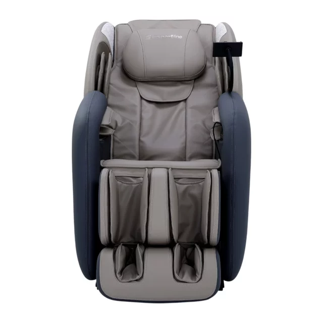 Fotel masujący inSPORTline Modenico ∙ mechanizm 2D ∙ 28 poduszek powietrznych ∙ podgrzewanie ∙ nośność 150 kg - Brązowy