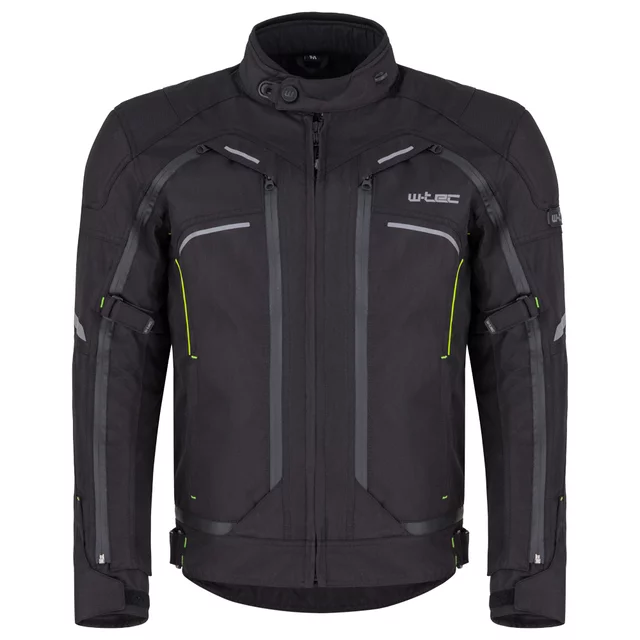 Kurtka motocyklowa W-TEC Progair - Czarny-fluo