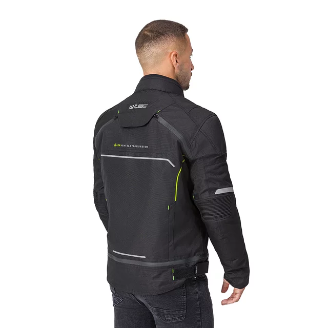 Kurtka motocyklowa W-TEC Progair - Czarny-fluo