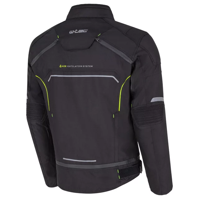 Kurtka motocyklowa W-TEC Progair - Czarny-fluo