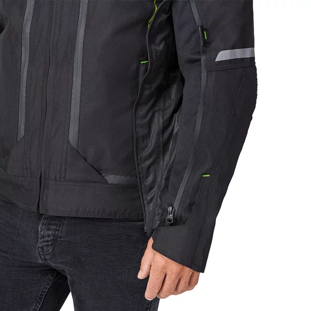 Kurtka motocyklowa W-TEC Progair - Czarny-fluo