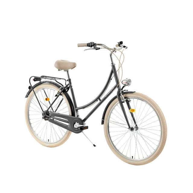 Rower miejski DHS Citadinne 2636 26" - OUTLET - Jasnozielony