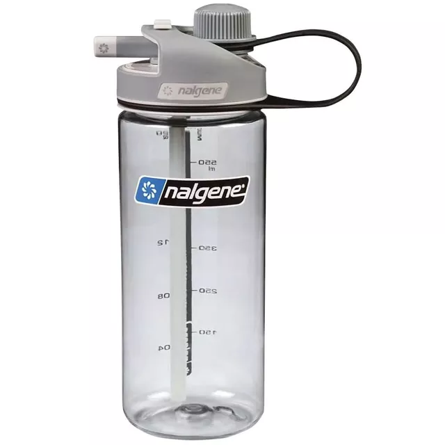 Butelka sportowa bidon NALGENE MultiDrink Sustain 600 ml - Czerwony - Clear