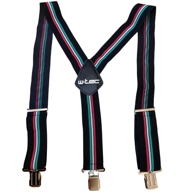 Szelki motocyklowe W-TEC Bretelero - Prosty czarny - Italian