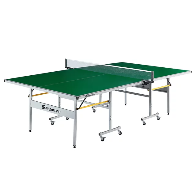 Zewnętrzny stół do tenisa stołowego inSPORTline Outdoor 300 ∙ blat ACP UV ∙ rama stalowa 20x30 mm ∙ 8 kółek ∙ waga 62 kg ∙ z siatk - Niebieski