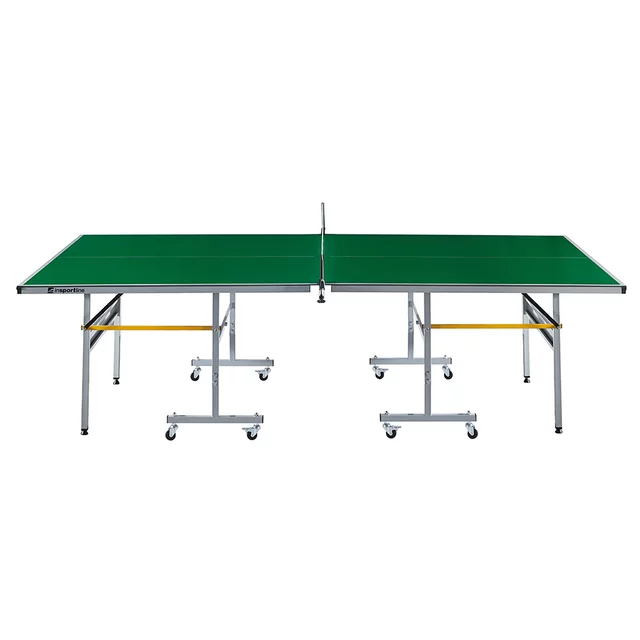 Zewnętrzny stół do tenisa stołowego inSPORTline Outdoor 300 ∙ blat ACP UV ∙ rama stalowa 20x30 mm ∙ 8 kółek ∙ waga 62 kg ∙ z siatk - Niebieski