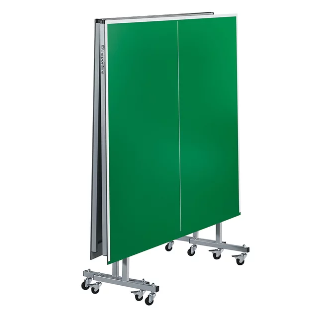 Zewnętrzny stół do tenisa stołowego inSPORTline Outdoor 300 ∙ blat ACP UV ∙ rama stalowa 20x30 mm ∙ 8 kółek ∙ waga 62 kg ∙ z siatk - Niebieski