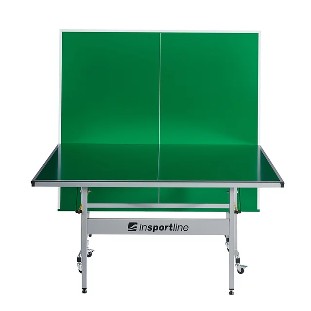 Zewnętrzny stół do tenisa stołowego inSPORTline Outdoor 300 ∙ blat ACP UV ∙ rama stalowa 20x30 mm ∙ 8 kółek ∙ waga 62 kg ∙ z siatk - Niebieski