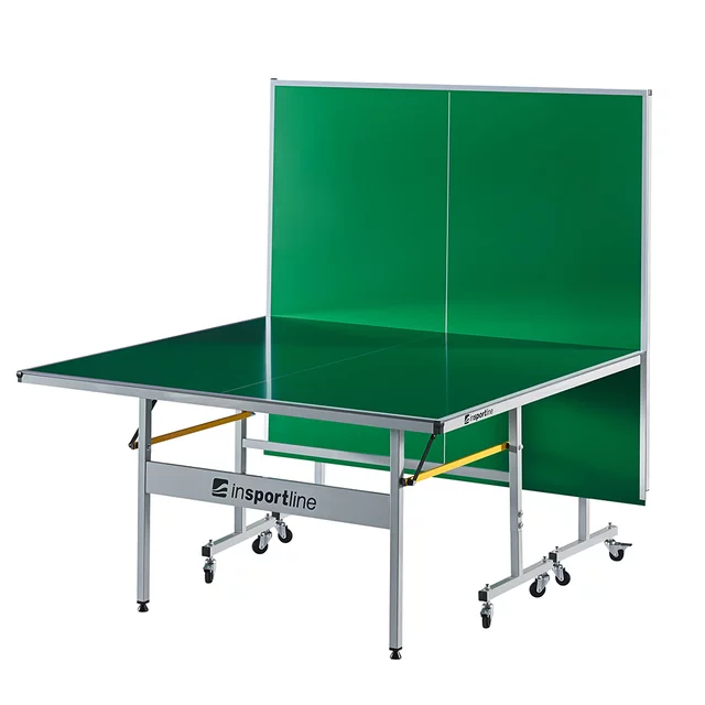 Zewnętrzny stół do tenisa stołowego inSPORTline Outdoor 300 ∙ blat ACP UV ∙ rama stalowa 20x30 mm ∙ 8 kółek ∙ waga 62 kg ∙ z siatk - Niebieski