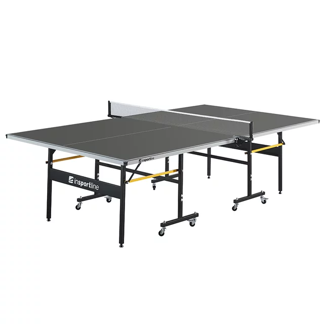 Zewnętrzny stół do tenisa stołowego inSPORTline Outdoor 300 ∙ blat ACP UV ∙ rama stalowa 20x30 mm ∙ 8 kółek ∙ waga 62 kg ∙ z siatk - Niebieski