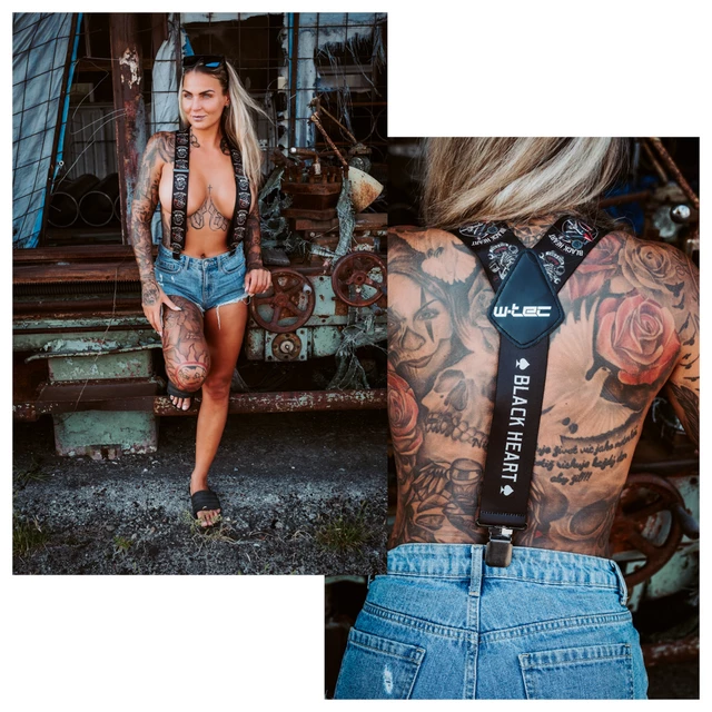 Szelki motocyklowe W-TEC Black Heart Suspenders