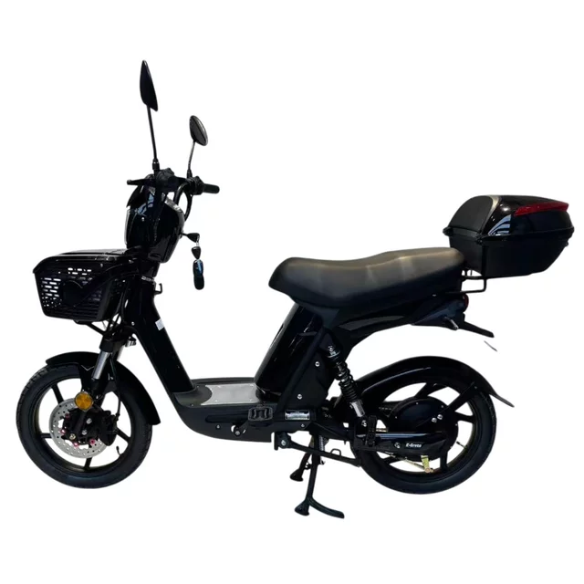 Skuter elektryczny W-TEC E-Greta II 12Ah 18" ∙ silnik 350 W ∙ zasięg do 50 km ∙ nośność 120 kg ∙ akumulator 15 Ah - Czarny