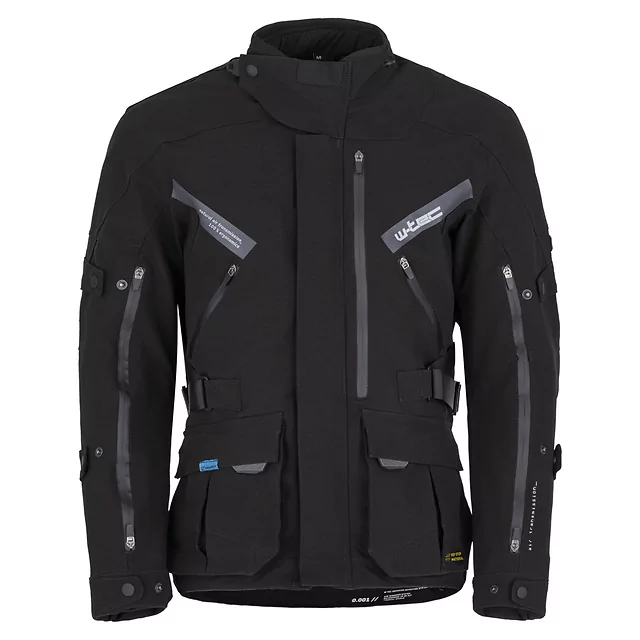 Męska kurtka motocyklowa W-TEC Nykolas ∙ 100% wodoodporna ∙ wyjmowana podpinka termiczna