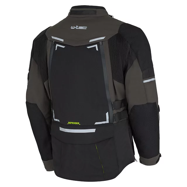 Męska kurtka motocyklowa W-TEC Daimick - Czarno-szary